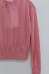 SWAYING 24 Autumn and Winter Thin Cashmere Base Long Sleeve Top SW-SW24AW1T25-FEN Pink